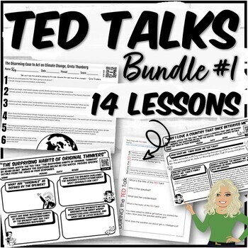 Preview of TED Talk 14 Lesson Bundle #1