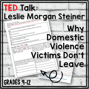 Preview of TED Talks Lesson (Why Domestic Violence Victims Don't Leave)