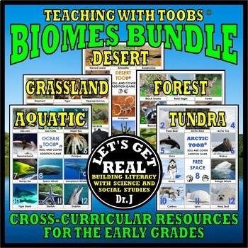 Preview of Teaching with TOOBS: BIOMES BUNDLE