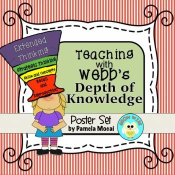 Preview of Teaching with Webb's Depth of Knowledge Poster Set