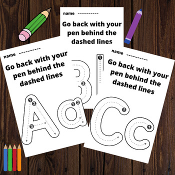 Preview of Teaching writing letters to children