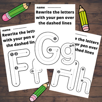 Preview of Teaching writing letters to children