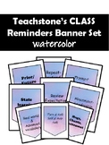 Teachstone CLASS reminders banner