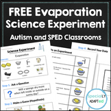 Evaporation Science Experiment for Special Education and Autism