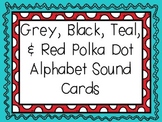 Teal and Red Letter Sound Cards