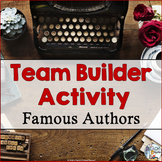 Team Builder Activity with Famous Authors
