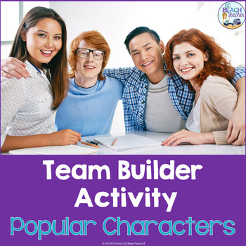 Preview of Team Builder or Icebreaker Activity with Popular Characters