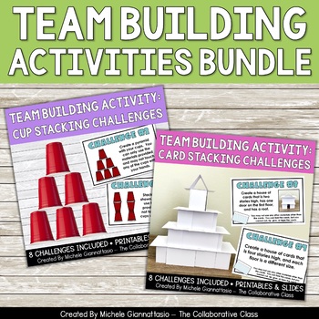 Preview of Team Building Activities Bundle | Community Building for Back to School