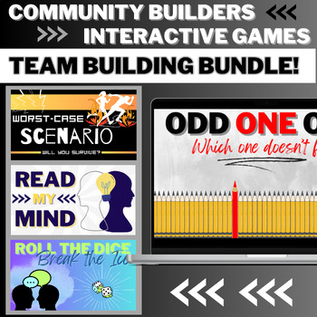 Preview of Team Building Activities Bundle | Communication Icebreakers | Small Group Games