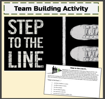 Preview of Team Building Activity: Step to the line if…