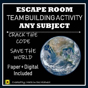 Preview of Team Building Escape Room, Team Building Activity {ANY SUBJECT} II