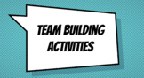 Team Building Challenges - Beginning of Year 