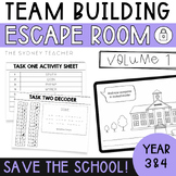 Team Building Escape Room for Back to School - Year 3 & 4 - Vol 1