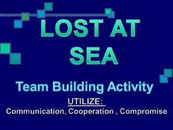 Preview of Team Building - Lost at Sea Activity