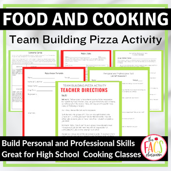 Preview of Team Building Pizza Making Activity | Life Skills | Cooking | FCS
