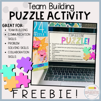 Preview of Team Building Puzzle Activity FREEBIE