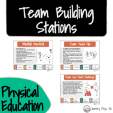 Team Building Stations and Activities - For Physical Educa