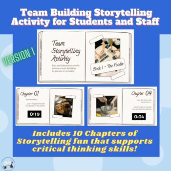 Preview of Team Building Storytelling Activity/Icebreaker for Students/Staff - BUNDLE