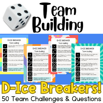 Preview of Team Building activities: 50 D- ICE BREAKERS games for classroom community