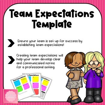 Team Expectations Template by Ashley Dunnaway TPT
