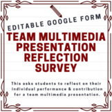 Team Multimedia Presentation Individual Reflection