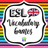ESL Vocabulary Games - Great as Time Fillers!
