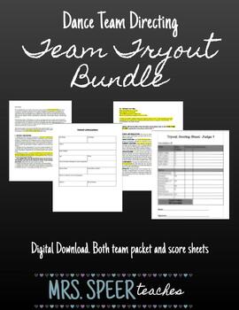 Preview of Team Tryout Bundle