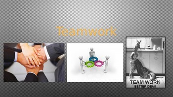 Team Work Lesson - Powerpoint and Lesson Plan