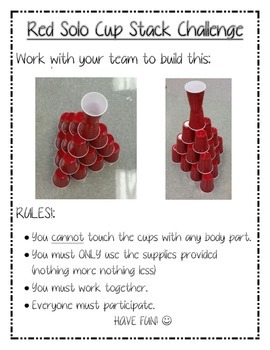 Team-building Challenge by Little Buggy's One Stop Shop | TpT
