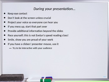 what are 5 qualities of a good presentation