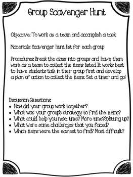 teambuilding activity group scavenger hunt by dynamic