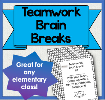 Preview of Teamwork Brain Breaks!
