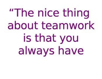 Teamwork Bulletin Board Quotes by Confident Counselor Educational Resources