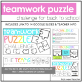 Teamwork Challenge | Puzzle Challenge | Back to School Activity