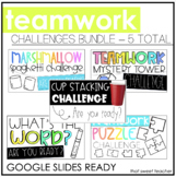 Teamwork Challenges Bundle | Back to School | STEM & More
