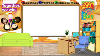 Preview of Teamwork Virtual Classroom Background