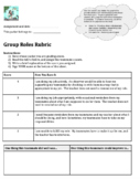 Teamwork and Group Roles Grading Rubric
