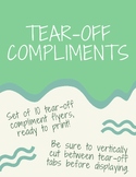 Tear-Off Compliments/Affirmations for Schools - Set of 10