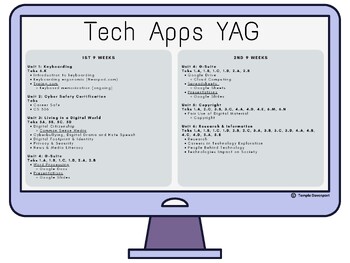 Preview of Tech Apps Year at a Glance (YAG)