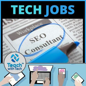 Preview of Tech Jobs ( Job Search ) Careers Lesson Activity