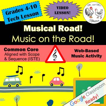 Preview of STEM Musical Road - Music on the Road | Elementary & Middle School Technology