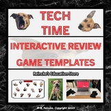 Tech Time Interactive Review Game Templates (Editable Powe