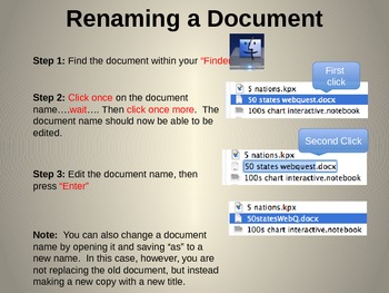 Preview of Tech Tips for Mac - Renaming a File