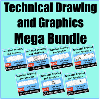 Preview of Technical Drawing / Graphics Mega Bundle + Bonus File