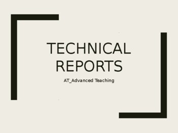 Preview of Technical Report