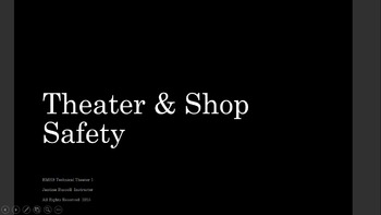Preview of Technical Theater/Stage Craft Shop Safety