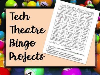 Preview of Technical Theatre Bingo Projects