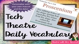 Technical Theatre Daily Vocabulary