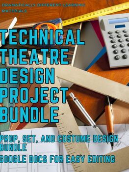 Preview of Technical Theatre Design Stagecraft Bundle Back to School Curriculum