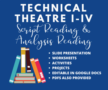 Preview of Technical Theatre I-IV: Script Reading & Analysis Unit